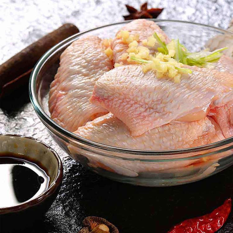 新鲜鸡翅中生鲜冷冻单冻鸡翅中翼烧烤食材烤鸡翅烤翅膀鸡肉1kg袋73.8